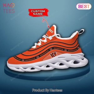 Cincinnati Bengals NFL Custom Name Max Soul Shoes