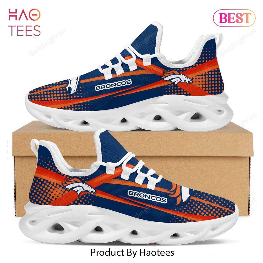 Denver Broncos NFL Symbol Max Soul Sneakers Sport Shoes