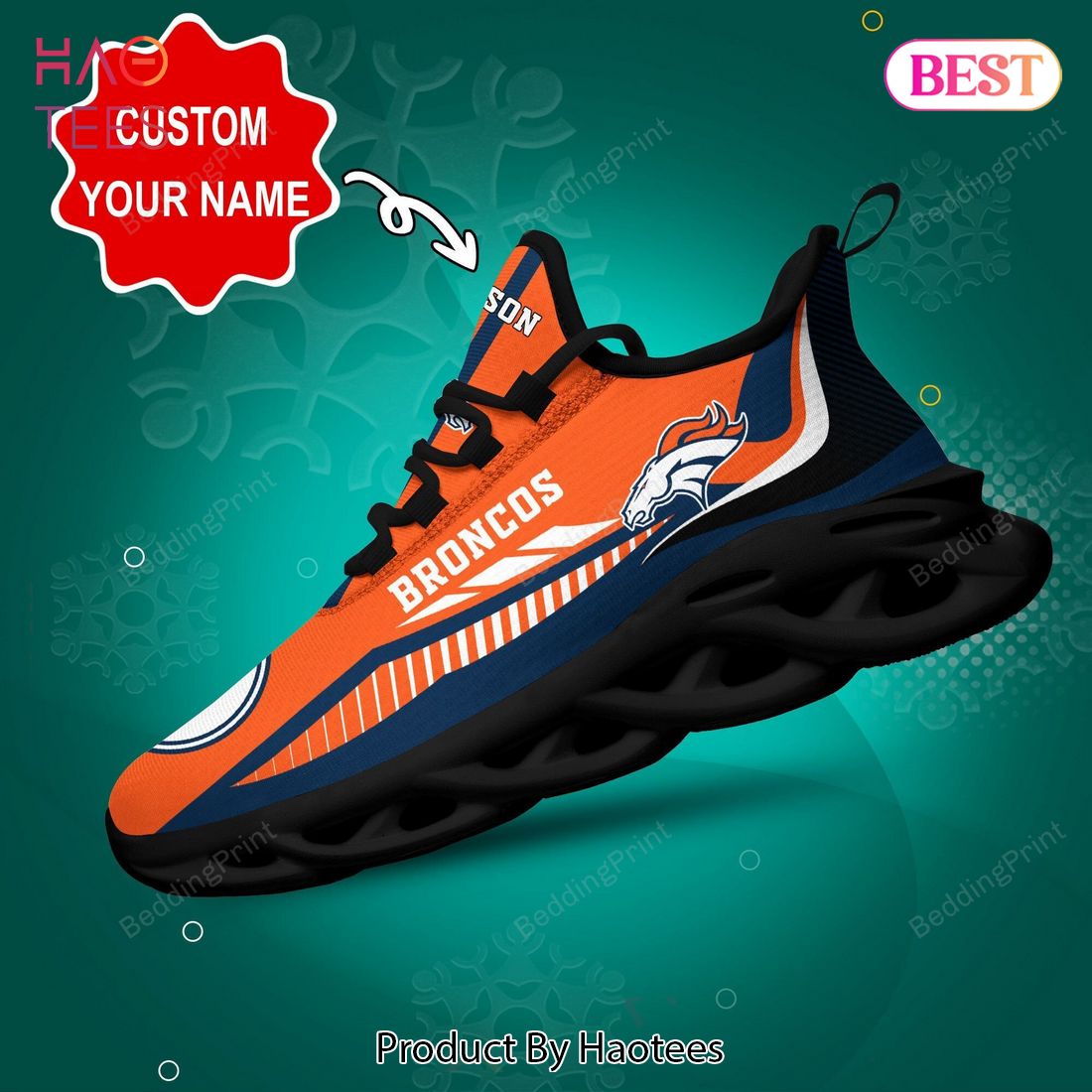 Denver Broncos NFL Personalized Max Soul Shoes