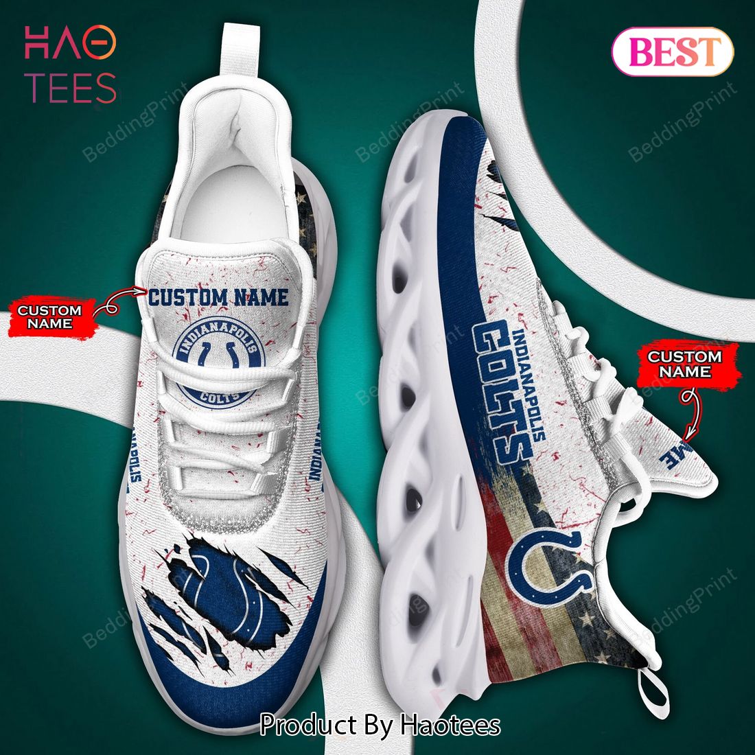 Indianapolis Colts NFL Personalized Max Soul Shoes