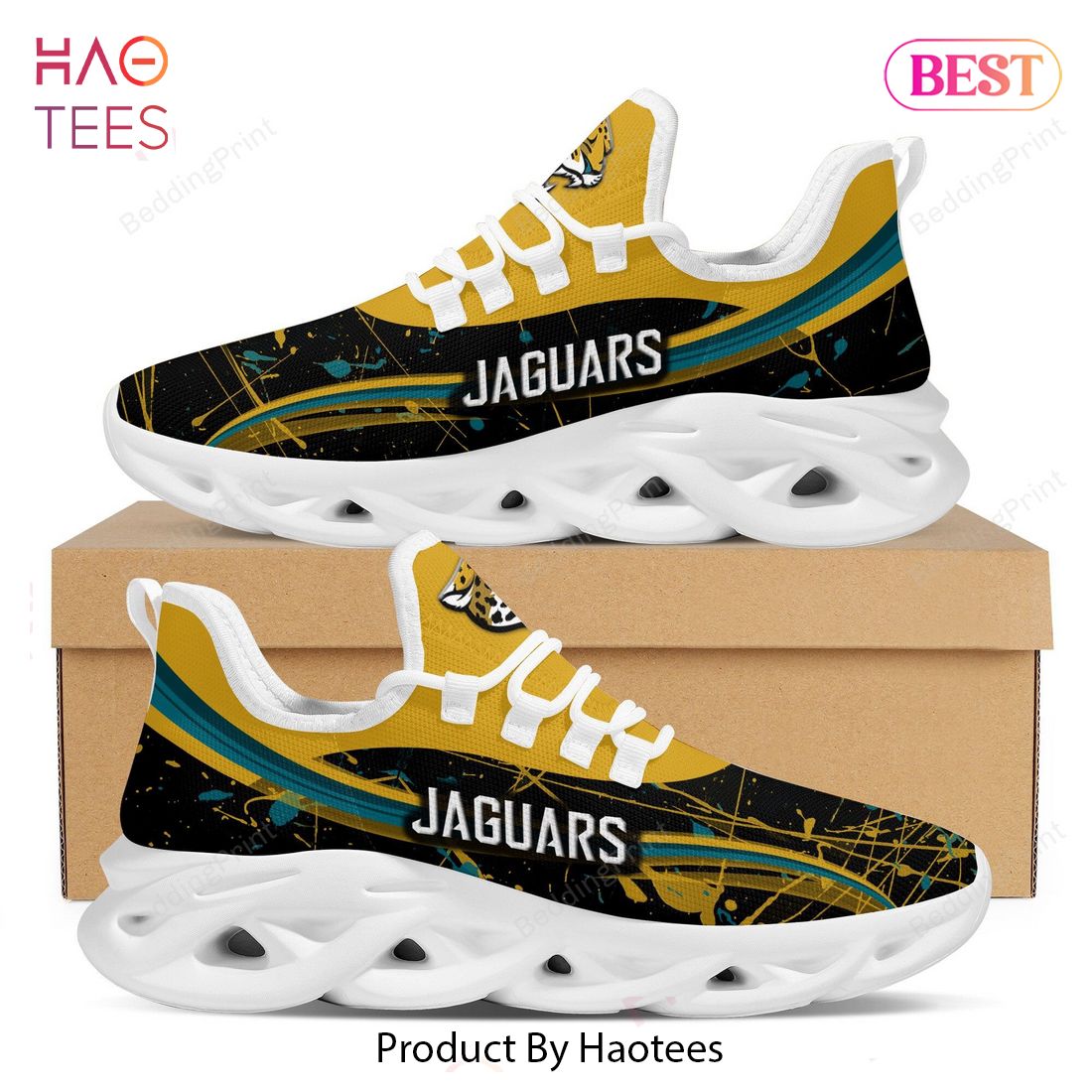 Jacksonville Jaguars Splash Colors Design Trending Max Soul Shoes Jacksonville Jaguars Splash Colors Design Trending Max Soul Shoes