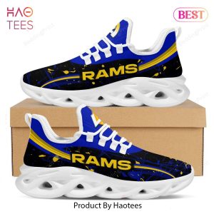Los Angeles Rams Splash Colors Design Trending Max Soul Shoes