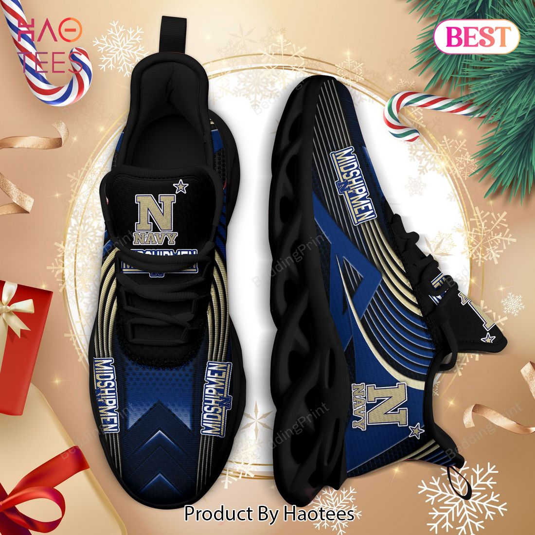 Navy Midshipmen NCAA Max Soul Shoes Navy Midshipmen NCAA Max Soul Shoes