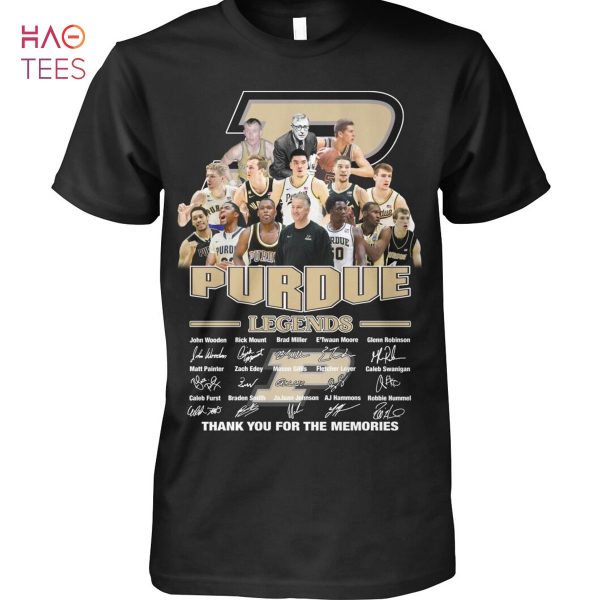 Purdue Boilermakers Legends Thank You For The Memories Hot T Shirt