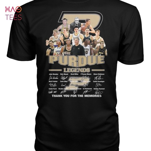 Purdue Boilermakers Legends Thank You For The Memories Hot T Shirt