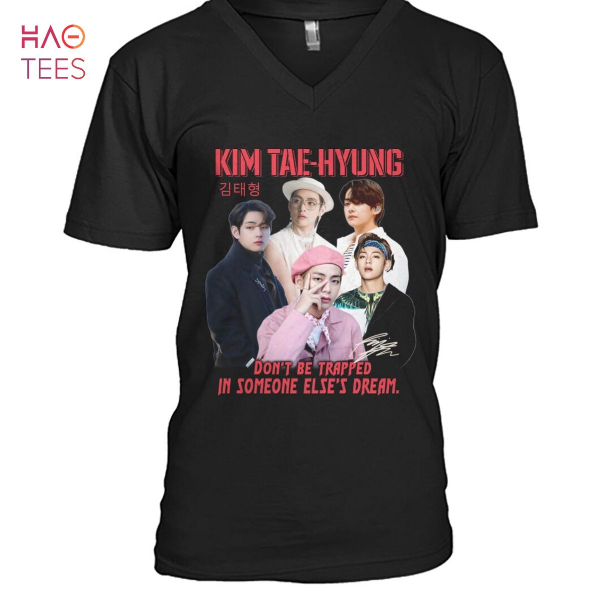 Kim Tae Huynh V BTS Music Band Hot Trend T Shirt Kim Tae Huynh V BTS Music Band Hot Trend T Shirt