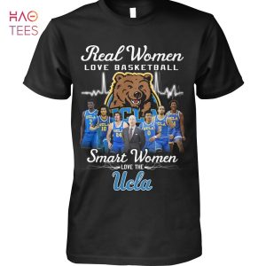 Real Women Love Basketball Smart Women Love The UCLA Bruins T Shirt