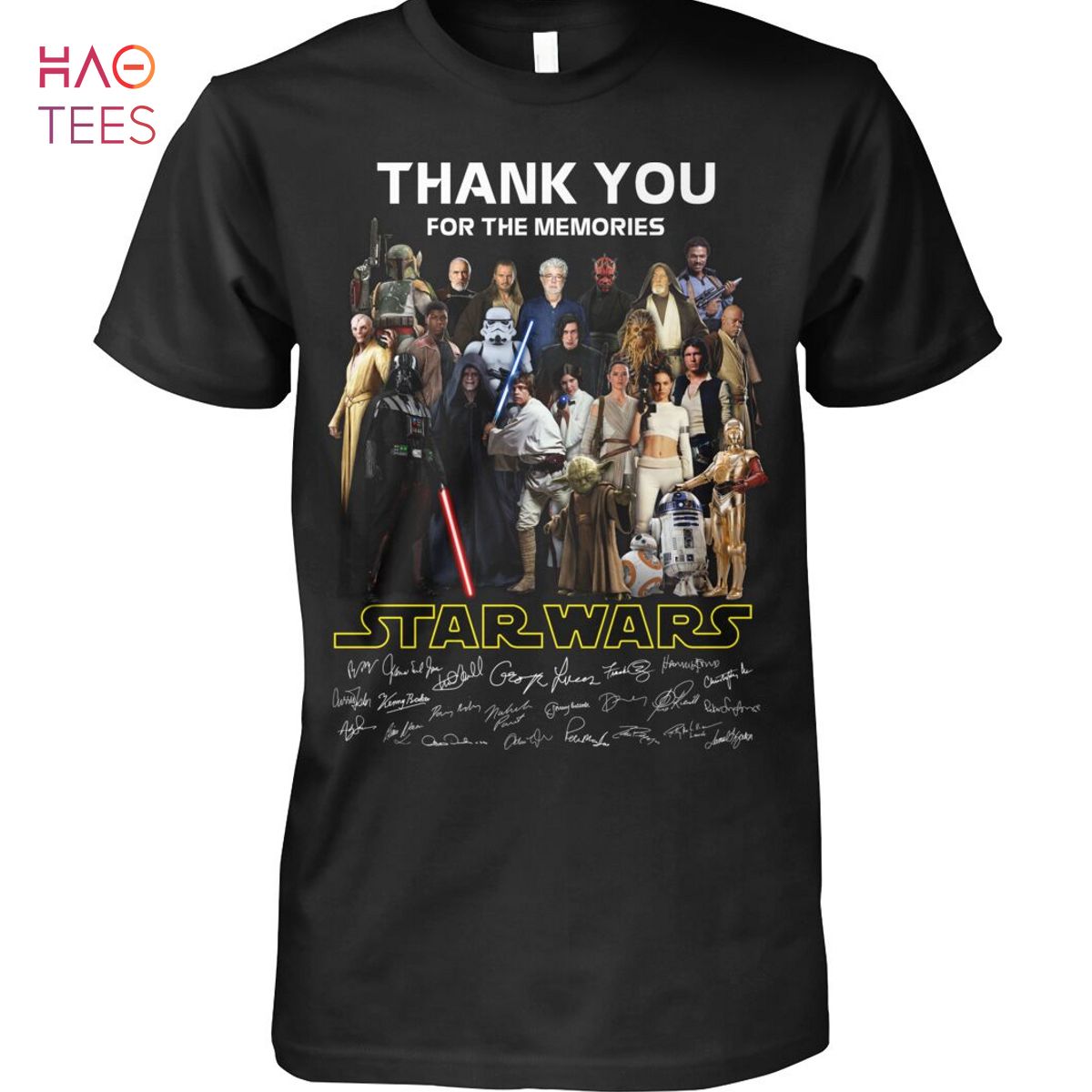 Thank You For The Memories Star Wars T Shirt Thank You For The Memories Star Wars T Shirt