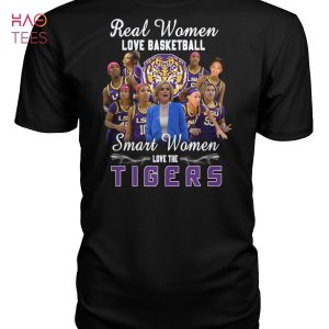 Real Women Love Basketball Smart Women Love The LSU Tigers T-Shirt
