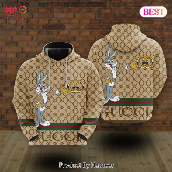 Gucci Bugs Bunny 3D Hoodie Luxury Brand POD Design