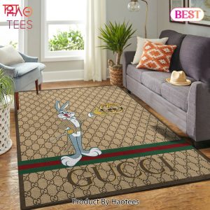 Gucci Bugs Bunny Rug Living Room Bedroom Carpet Fashion Brand Floor Decor
