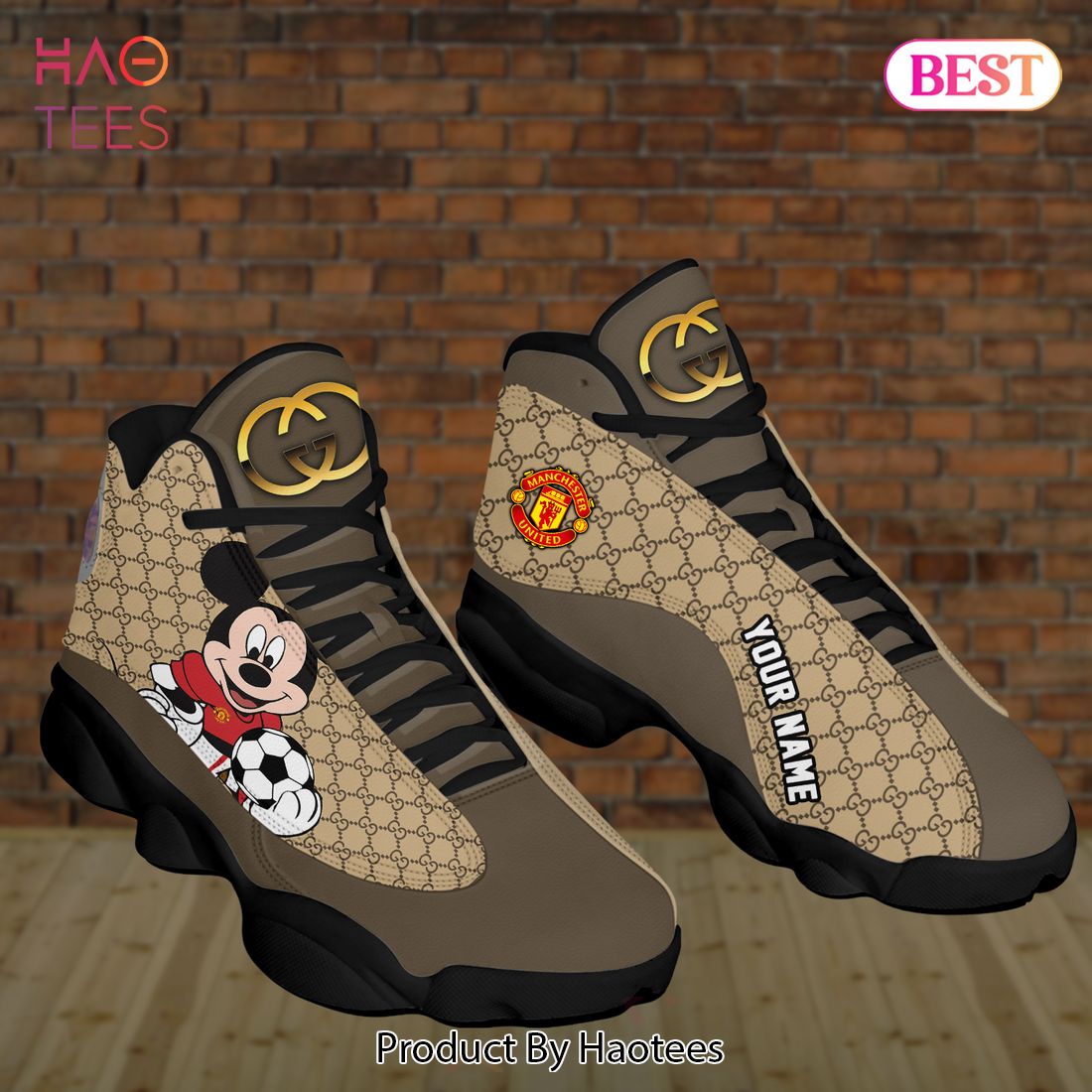 Manchester United Gucci Mickey Air Jordan 13 Gucci Shose Luxury Store