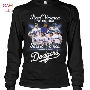 Official real Women Love Baseball Smart Women Love The Dodgers T