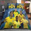 Brazil National Football Team Worldcup 2022 Bedding Sets Bed Sets, Bedroom Sets, Comforter Sets, Duvet Cover, Bedspread