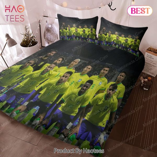 Brazil National Football Team Worldcup 2022 Bedding Sets Bed Sets, Bedroom Sets, Comforter Sets, Duvet Cover, Bedspread