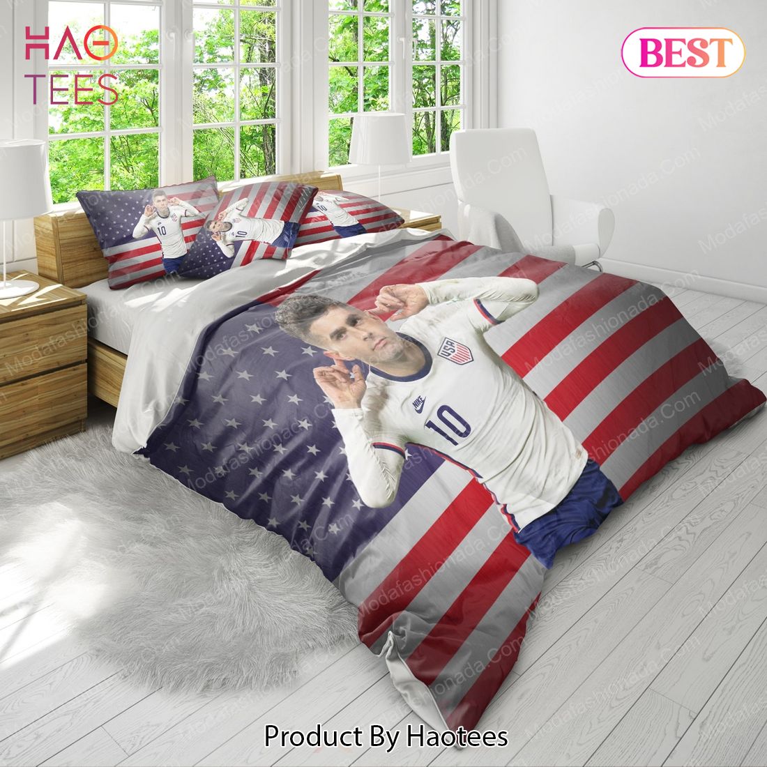Christian Pulisic United States Bedding Sets Bed Sets, Bedroom Sets, Comforter Sets, Duvet Cover, Bedspread
