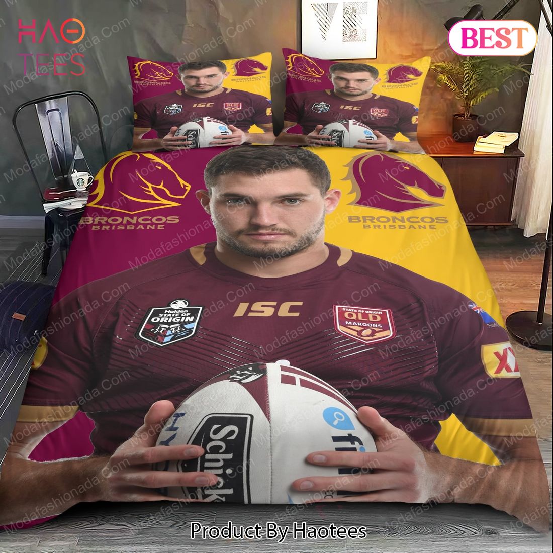 AVAILABLE Corey Oates Brisbane Broncos Bedding Sets Bed Sets, Bedroom Sets, Comforter Sets, Duvet Cover, Bedspread