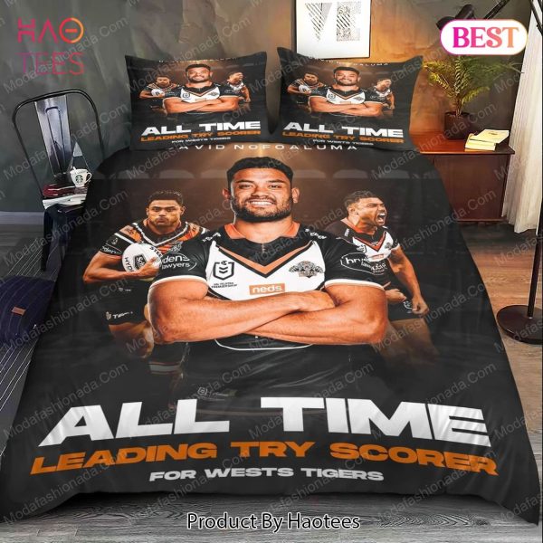 David Nofoaluma Wests Tigers Bedding Sets 01 Bed Sets, Bedroom Sets, Comforter Sets, Duvet Cover, Bedspread
