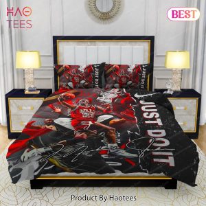 Famous Nike Air Jordan 23 Design & Quality Comfortable 4 Pieces Bedding Sets Bed Sets, Bedroom Sets, Comforter Sets, Duvet Cover, Bedspread