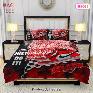 Famous Nike Air Jordan Fear Of God Bedding Sets Bed Sets, Bedroom Sets, Comforter Sets, Duvet Cover, Bedspread