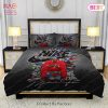 Famous Nike Air Jordan Moss Green Background Bedding Sets Bed Sets, Bedroom Sets, Comforter Sets, Duvet Cover, Bedspread