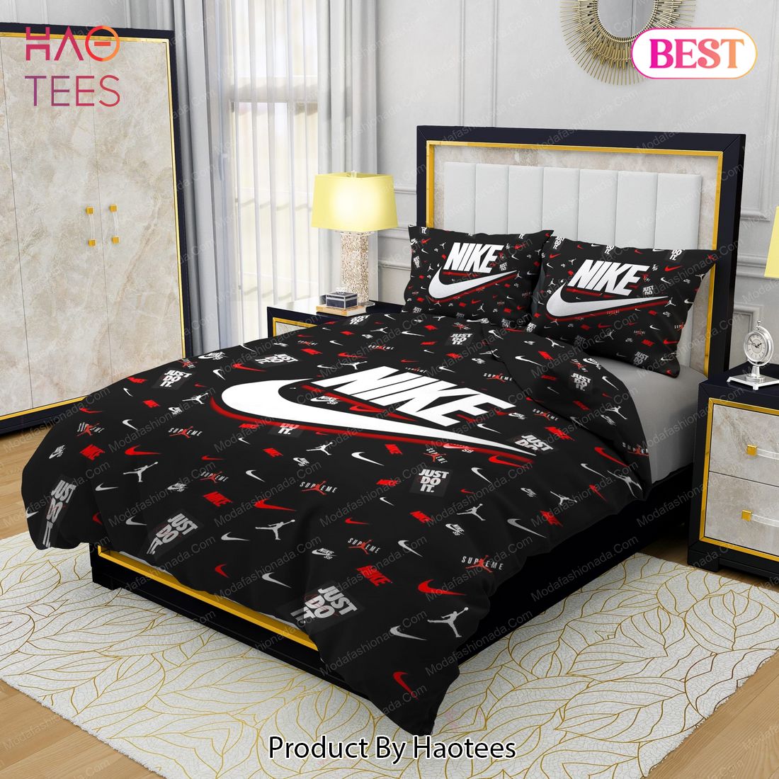 Supreme Nike Hot Bedding Sets Luxury Brand Bedding Decor Bedroom Sets