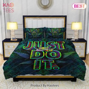 Famous Nike Weed Design & Quality Comfortable 4 Pieces Bedding Sets Bed Sets, Bedroom Sets, Comforter Sets, Duvet Cover, Bedspread