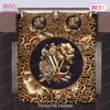 Flowers And Leopard Pattern Louis Vuitton Bedding Sets Bed Sets, Bedroom Sets, Comforter Sets, Duvet Cover, Bedspread