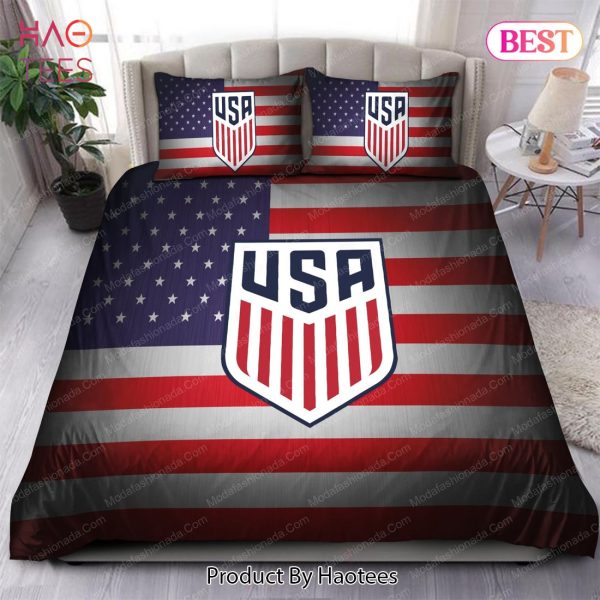 Logo United States Men’s National Soccer Team Bedding Sets Bed Sets, Bedroom Sets, Comforter Sets, Duvet Cover, Bedspread