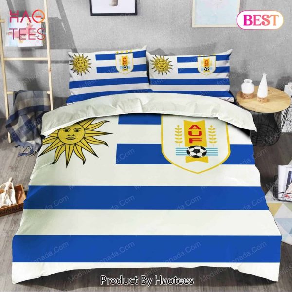 Logo Uruguay National Football Team Bedding Sets Bed Sets, Bedroom Sets, Comforter Sets, Duvet Cover, Bedspread