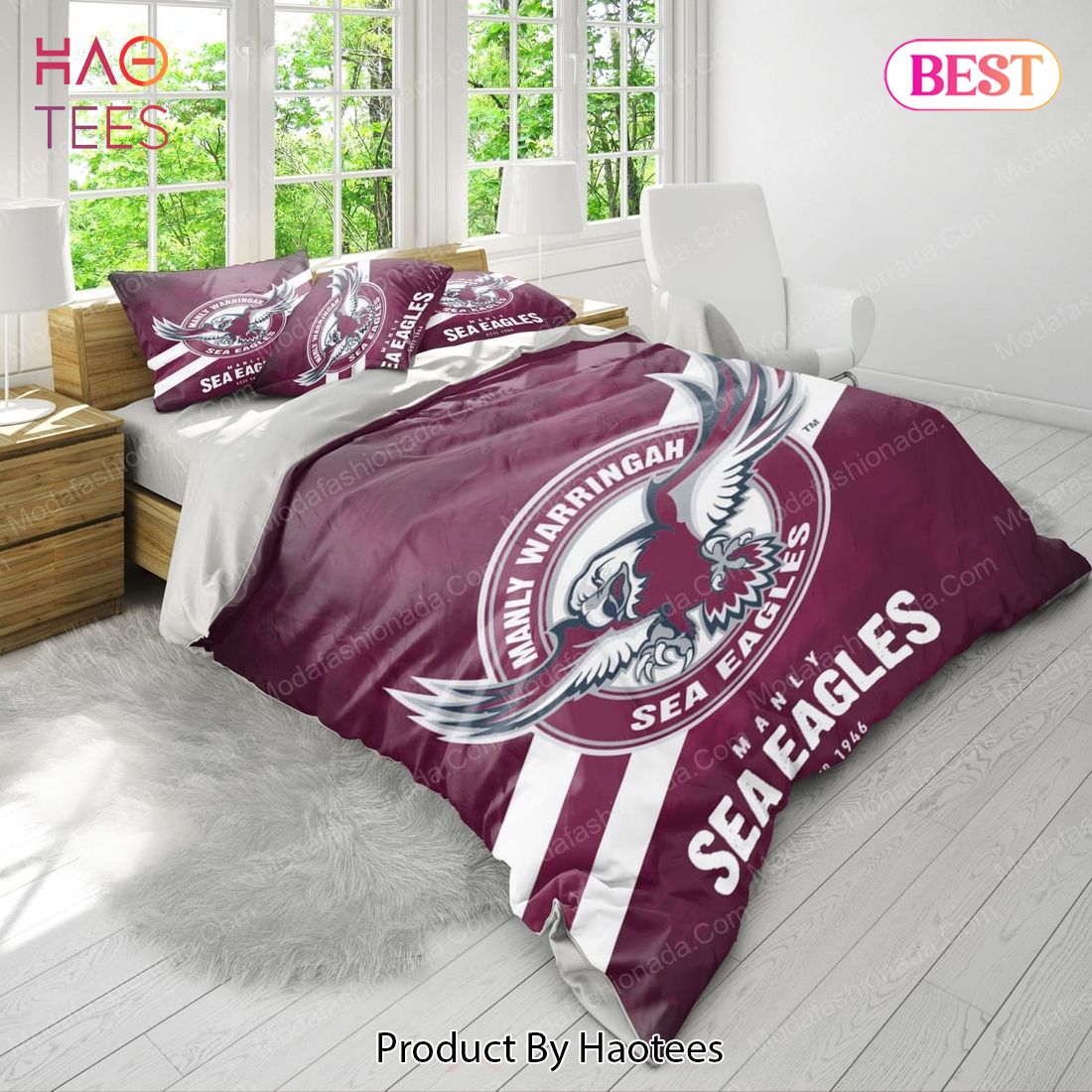 Manly Warringah Sea Eagles Bedding Sets Bed Sets, Bedroom Sets, Comforter Sets, Duvet Cover, Bedspread