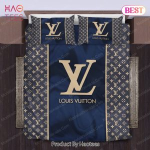Navy Louis Vuitton Bedding Sets Bed Sets, Bedroom Sets, Comforter Sets, Duvet Cover, Bedspread