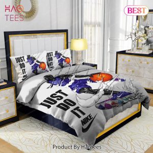 Nike Air Jordan JUST DO IT Design & Quality Comfortable 4 Pieces Bedding Sets Bed Sets, Bedroom Sets, Comforter Sets, Duvet Cover, Bedspread
