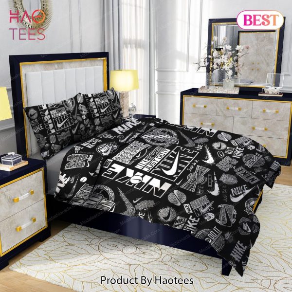 Nike Just Do It Black Background Bedding Sets Bed Sets, Bedroom Sets, Comforter Sets, Duvet Cover, Bedspread