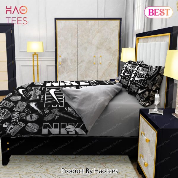 Nike Just Do It Black Background Bedding Sets Bed Sets, Bedroom Sets, Comforter Sets, Duvet Cover, Bedspread