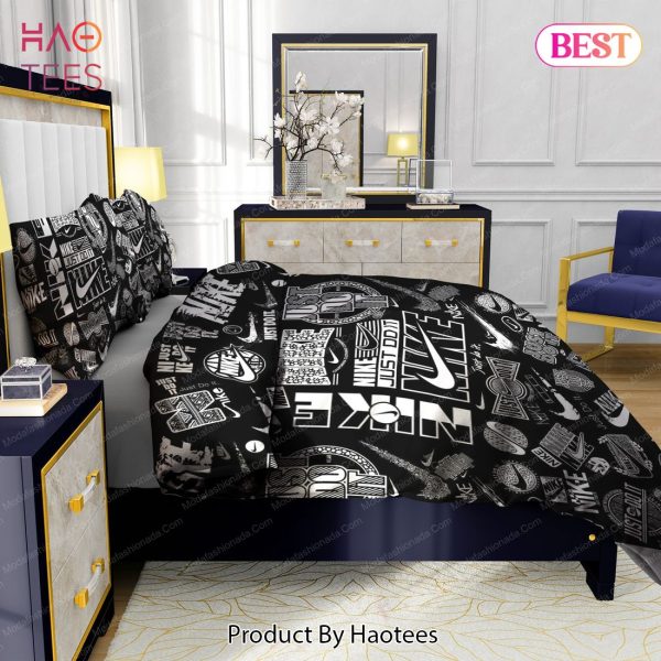 Nike Just Do It Black Background Bedding Sets Bed Sets, Bedroom Sets, Comforter Sets, Duvet Cover, Bedspread