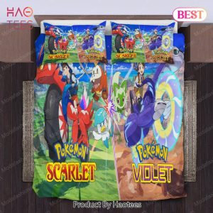 THE BEST Pokemon Scarlet and Violet Bedding Sets Bed Sets, Bedroom Sets, Comforter Sets, Duvet Cover, Bedspread