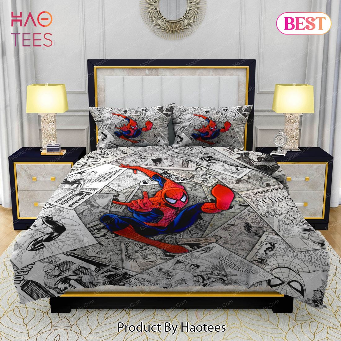 Spiderman Comics Bedding Sets Bed Sets, Bedroom Sets, Comforter Sets, Duvet Cover, Bedspread