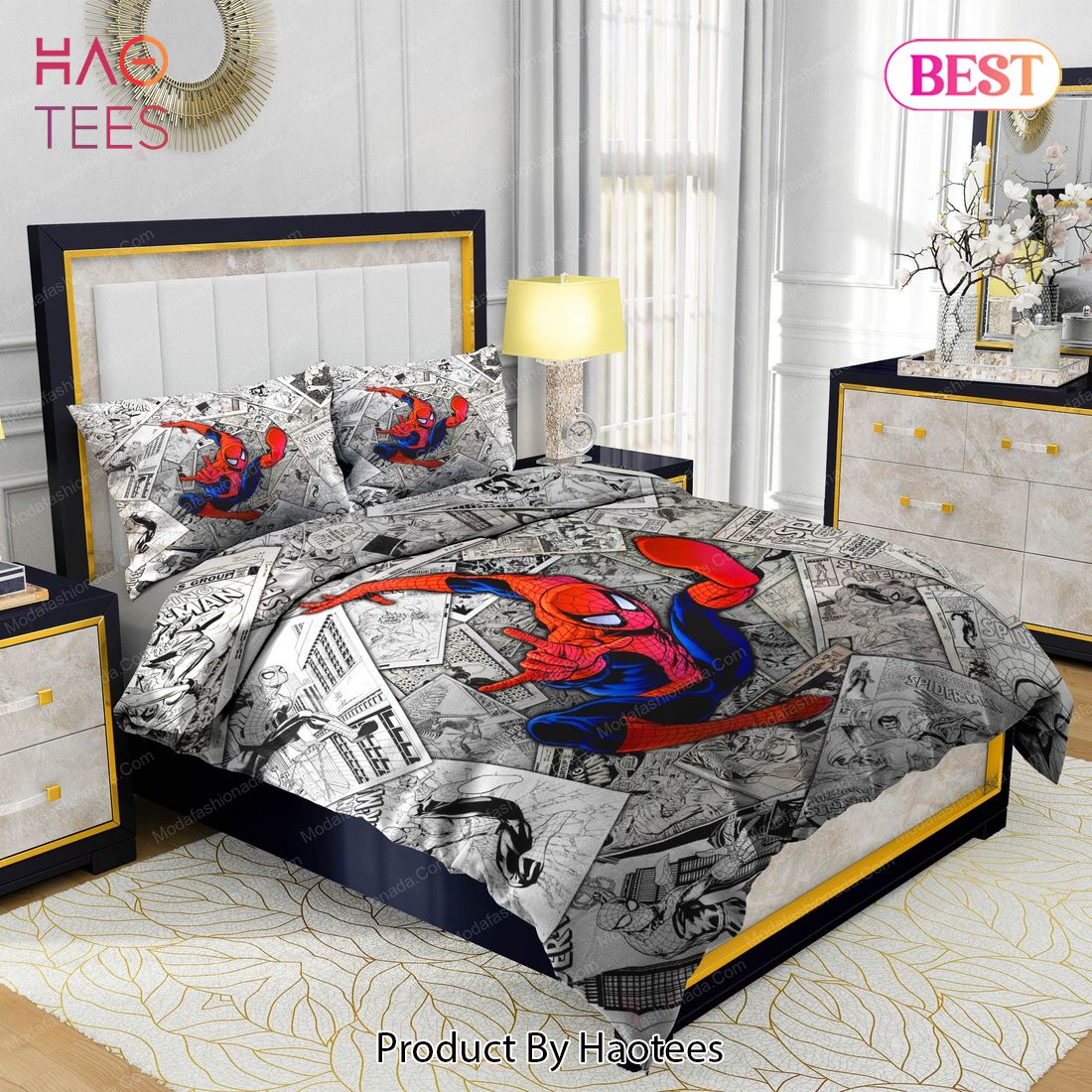 Spider Man Louis Vuitton bedding set