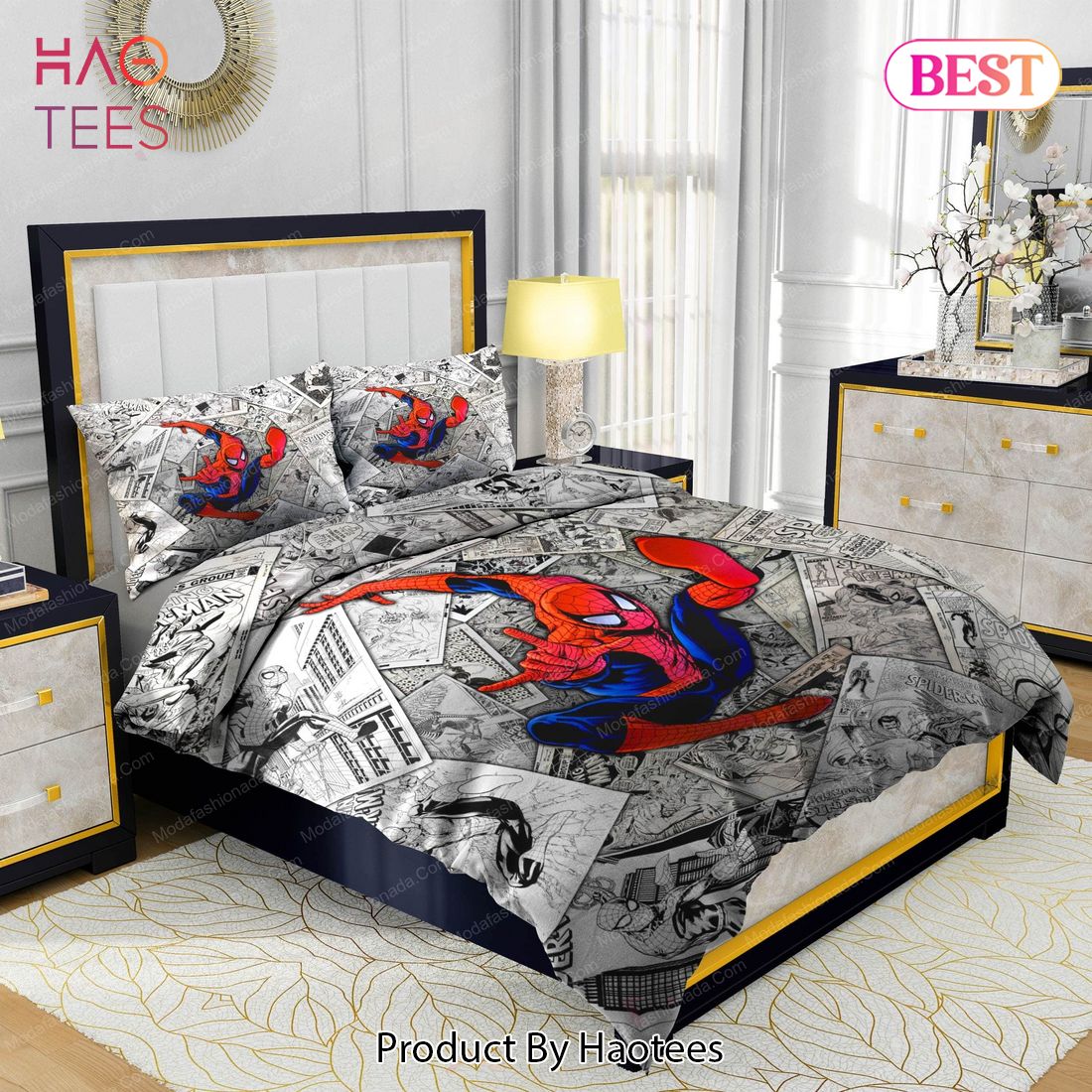 Spiderman blanket queen online size