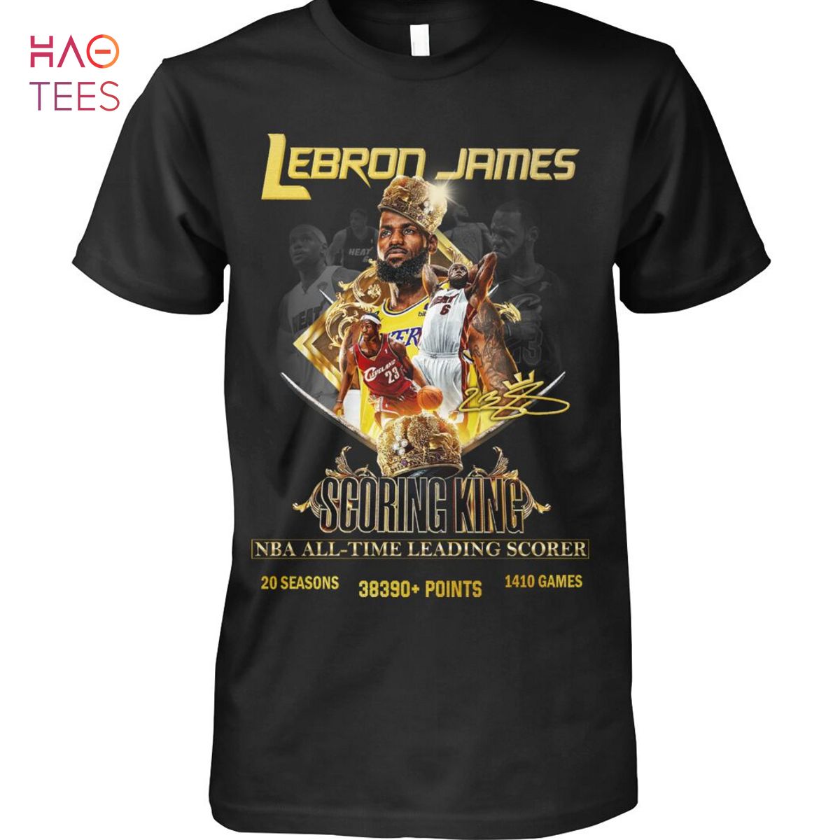 Lebron James Scoring King NBA All Time Leading Scorer T-Shirt
