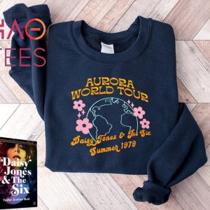 Aurora World Tour Band Unisex Embroidered Daisy Jones And The Six Crewneck Shirt
