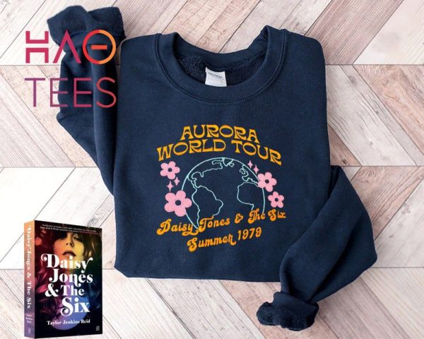 Aurora World Tour Band Unisex Embroidered Daisy Jones And The Six Crewneck Shirt