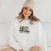 Book Reading Gift Librarian Quote Embroidery I?m With The Banned Funny Embroidery Shirt