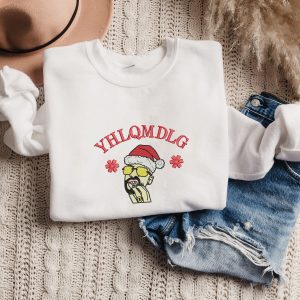 Christmas Embroidered Bad Bunny Embroidered Un Christmas Sin Ti Embroidered Shirt