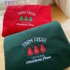 Christmas Embroidered Snoopy Christmas EmbroideredCustom Embroidered Christmas Shirt Christmas Embroidered Snoopy Christmas EmbroideredCustom Embroidered Christmas Shirt