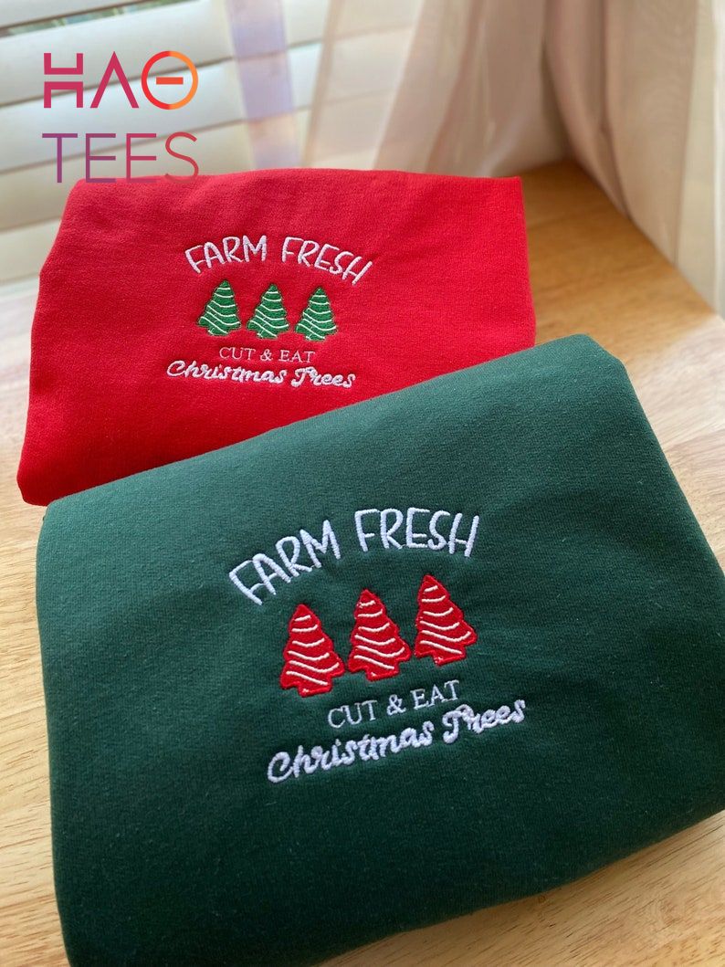 Christmas Embroidered Rockin Around Holiday Crewneck Vintage Trendy Cute Holiday Santa Gift Tree Cake Farm Fresh Holiday Shirt Christmas Embroidered Rockin Around Holiday Crewneck Vintage Trendy Cute Holiday Santa Gift Tree Cake Farm Fresh Holiday Shirt