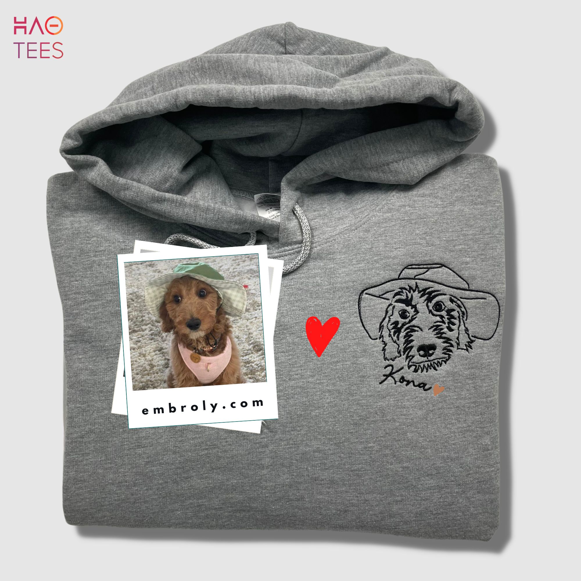 Custom Dog Embroidered Sweatshirt Limited Edition