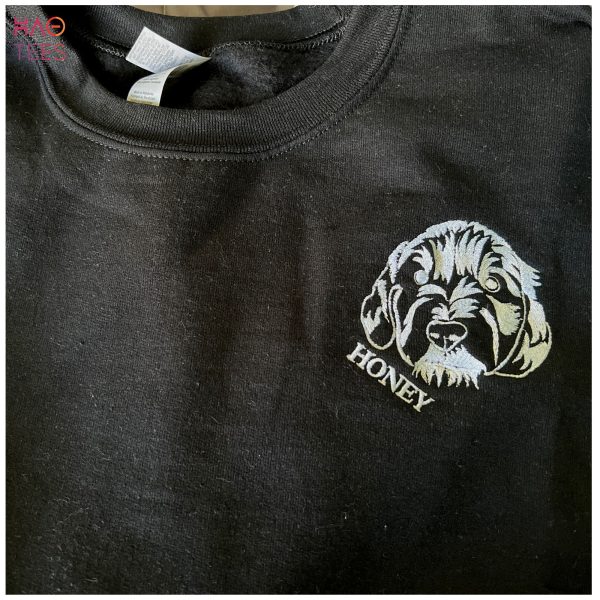Custom Dog Embroidered Sweatshirt Limited Edition