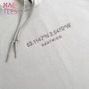 Custom Embroidered Personalized Longitude And Latitude Special Location Shirt